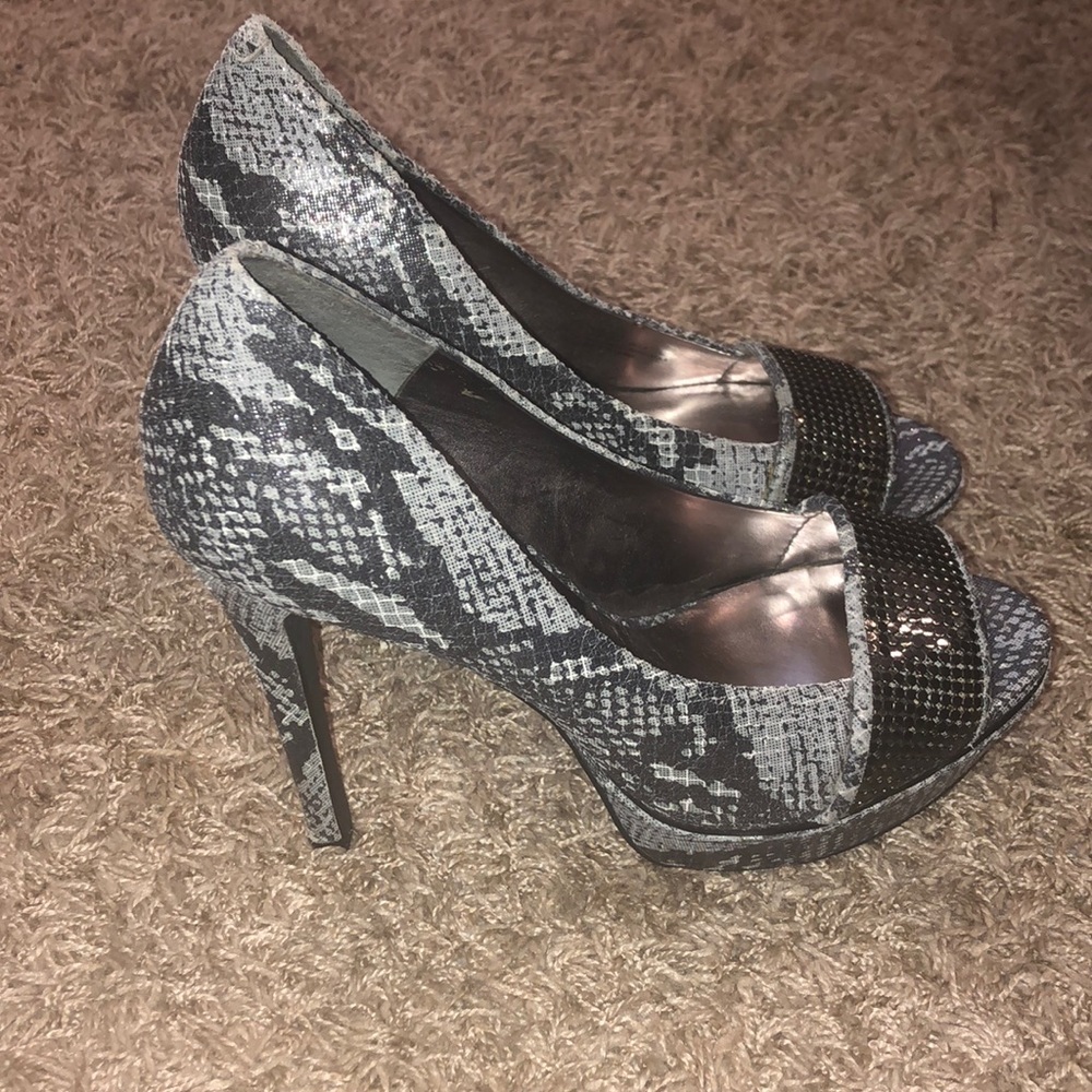 Jessica Simpson Snakeskin High Heel
